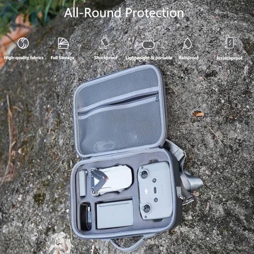 Image of Storage Bag for DJI Mini 4k-Portable Hard Shell Travel Carrying case for DJI Mini 4k Fly More Combo and Accessories