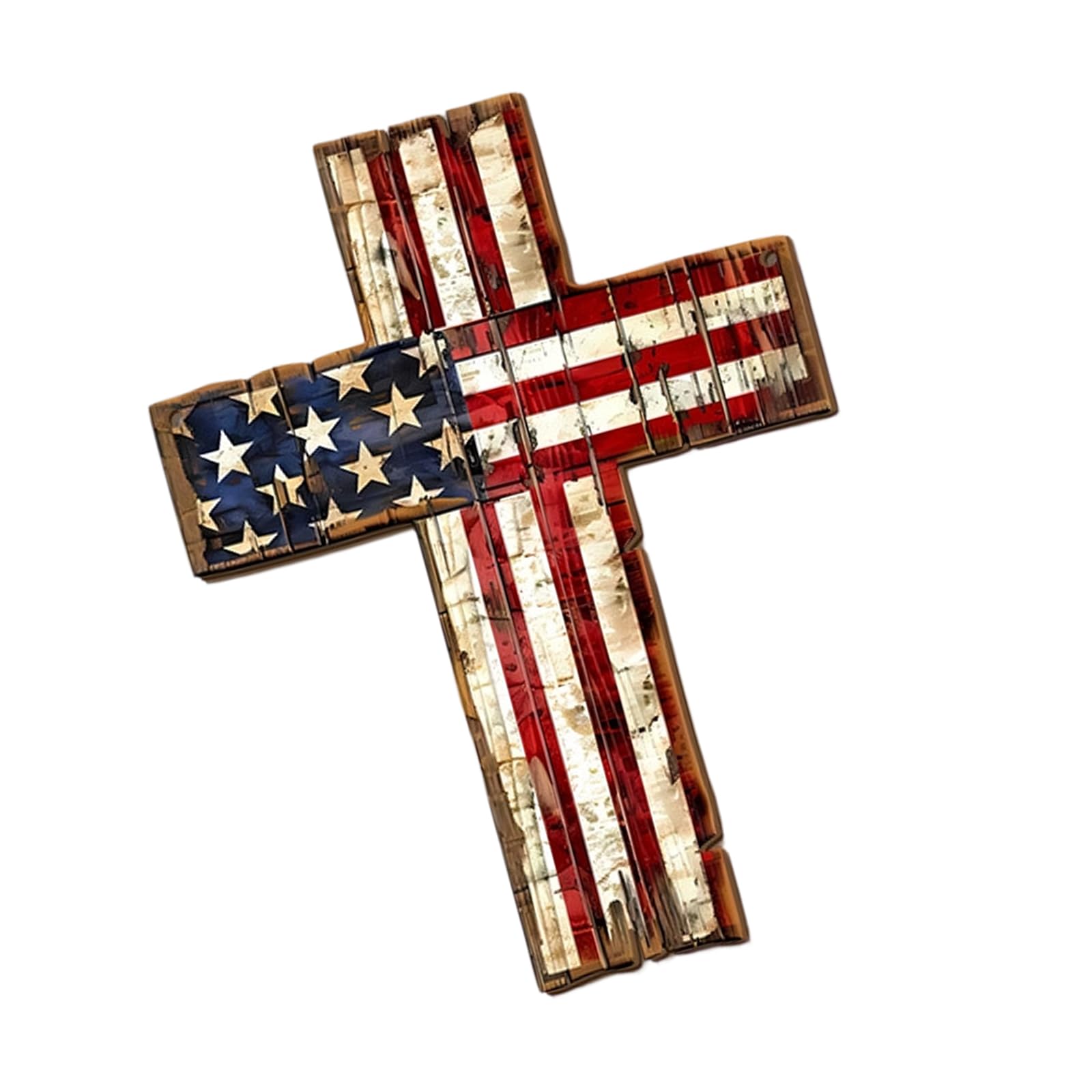 Wooden Independence Day Sign with Star and Stripe 250th Anniversary Hanging Plaques for Festive Decor Wooden Patriotic Sign