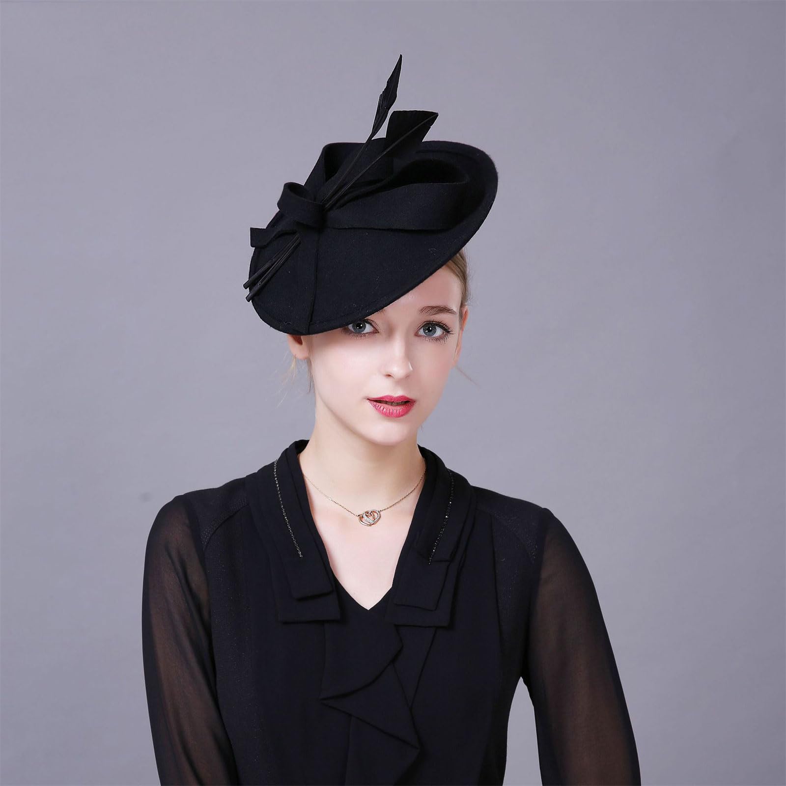 Cappello fascinator da donna per matrimonio, fascia vintage, per addio al nubilato, uso quotidiano