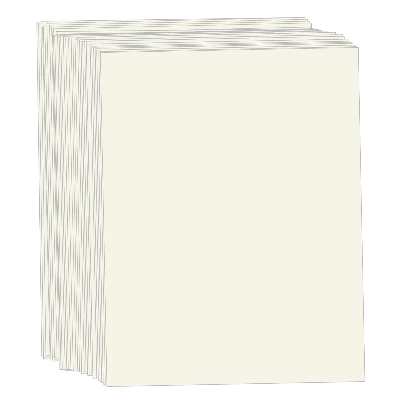 100 arkuszy kremowego kartonu 8,5 x 11, Creebe 29,5 kg, kość słoniowa, biały papier do drukarki do kart DIY, druk biurowy, ślub