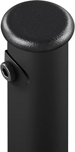 Miniatura 73 de Topeakmart Base de cama de metal negro con cabecero, base de colchón, cama de plataforma, base de cama con listones, tamaño individual Negro -,Blanco