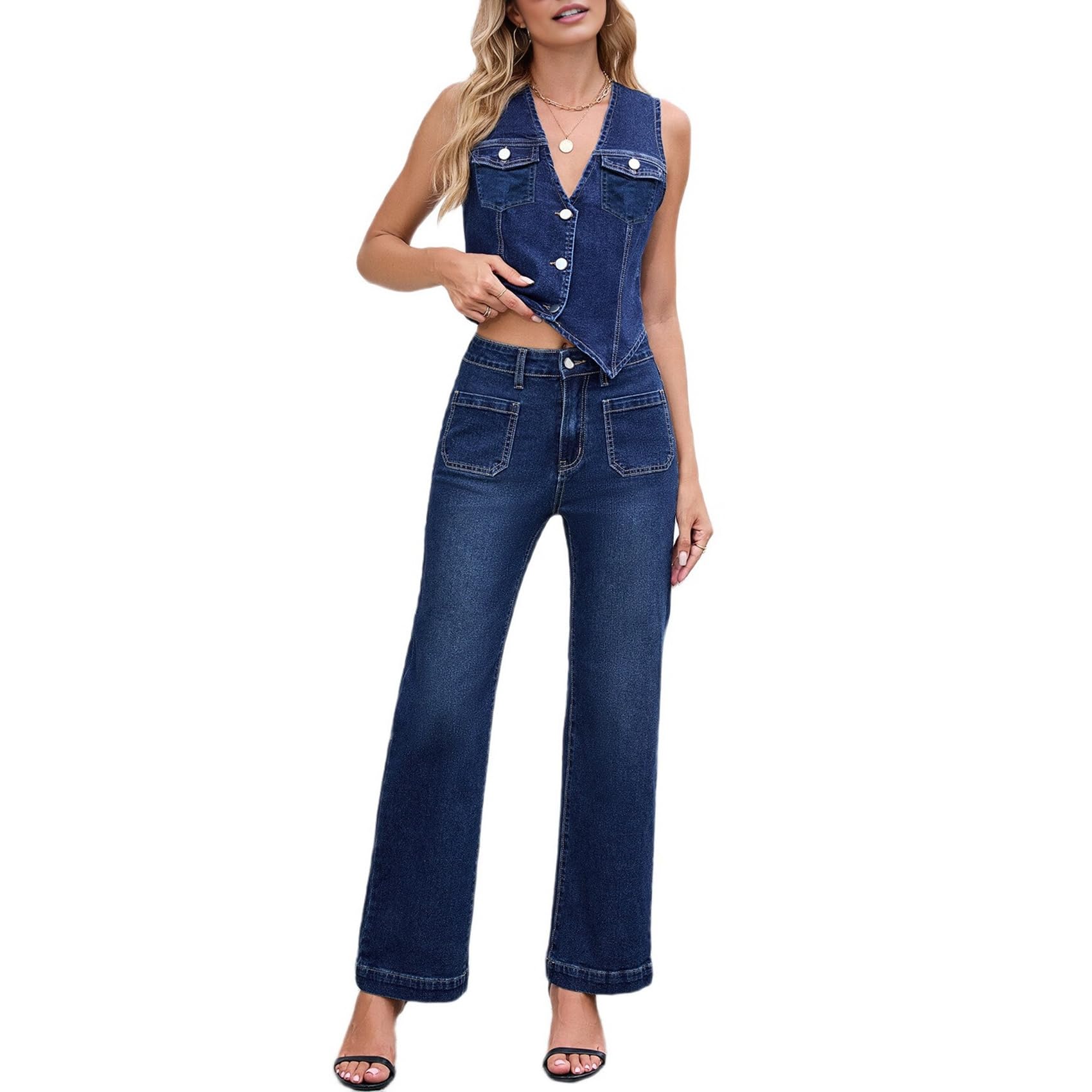 Completo denim outfit vacanze Urban XL