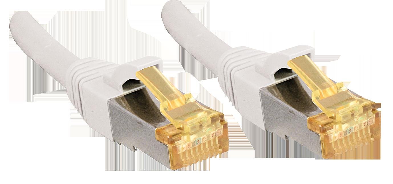 LINDY 47324 Network COPPER Ethernet Cable Cat. 7 S/FTP LSOH 600MHz 2 m White