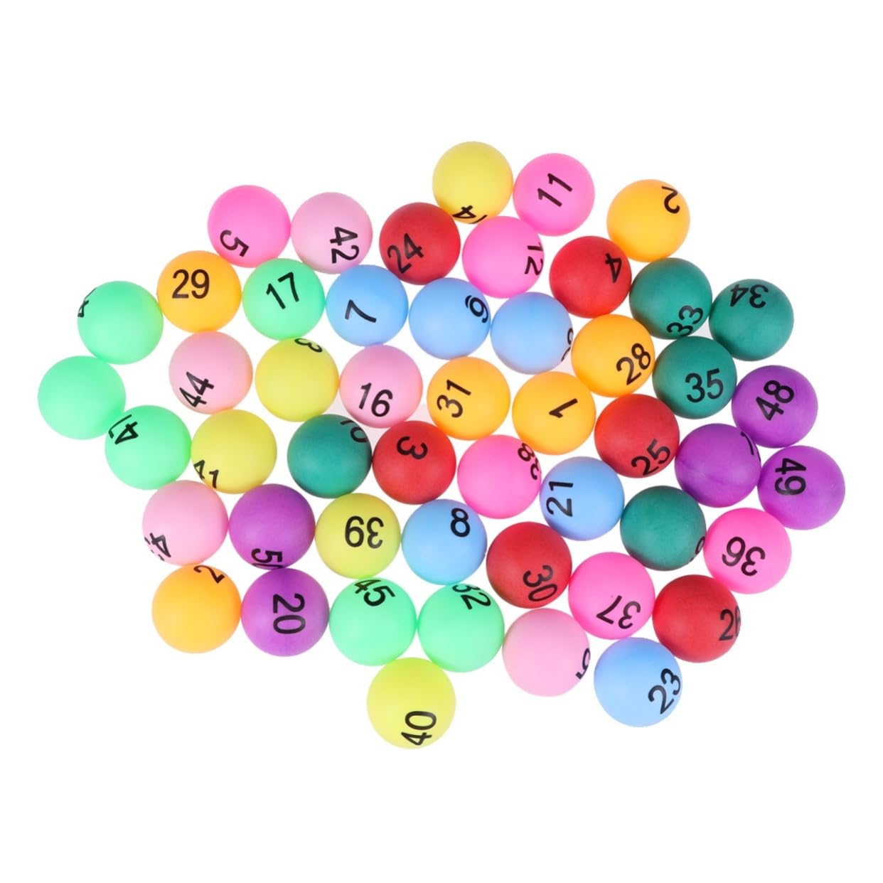 BESPORTBLE 150 Piezas Tenis de Mesa Numbers Game Pelota Waterpolo Bolas de Cerveza de Loteria Bolas de Loteria para Fiesta Pelotas de Pong número Pong Pelota de Actividad niño
