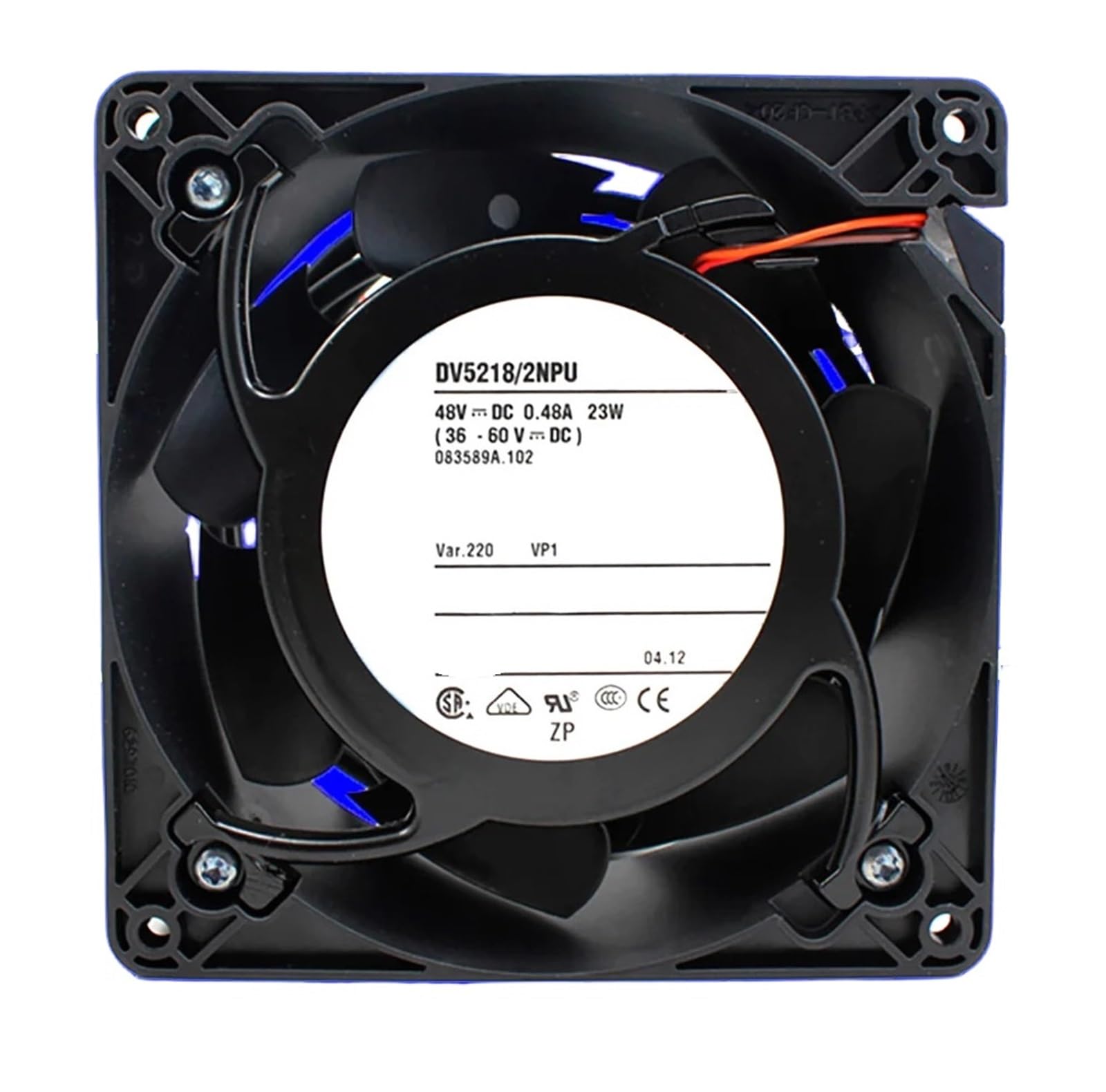 DV5218/2NPU DV5218/2 NPU 48VDC 23W Cooling Fan 12738 127 * 127 * 38MM