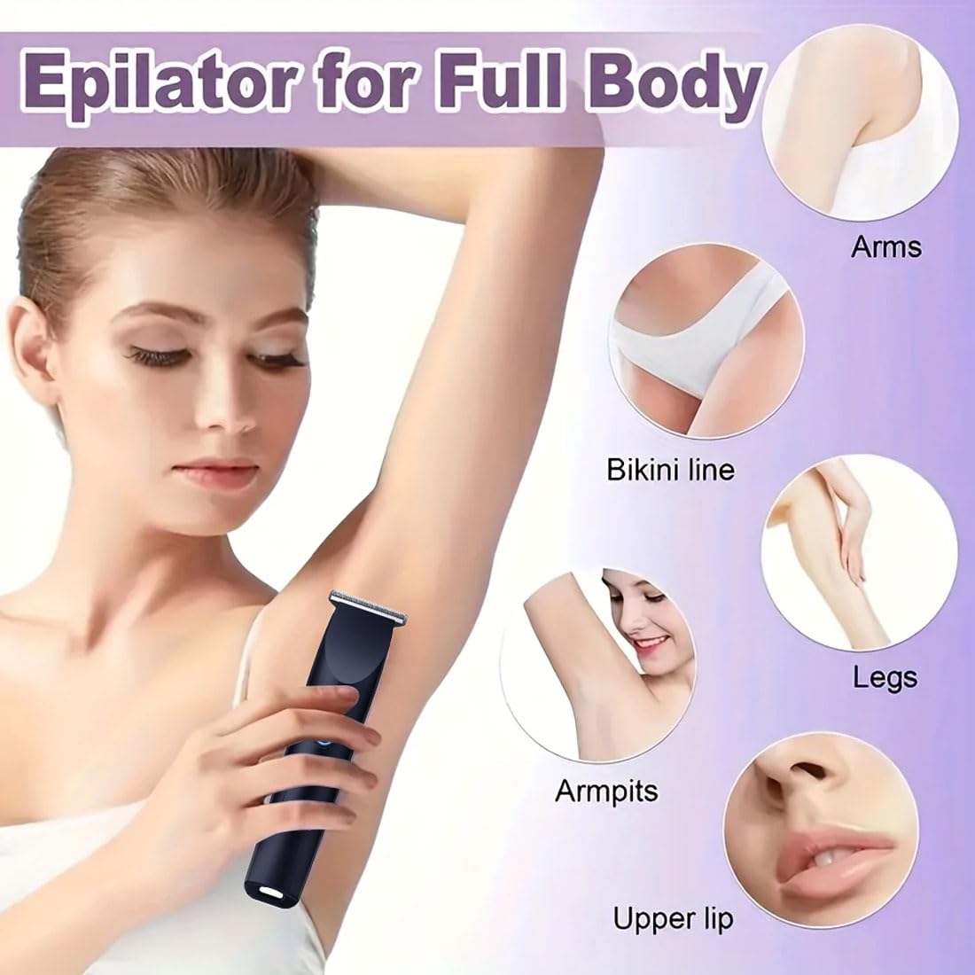 Recortadora de bikini para mujer, afeitadora de vello púbico, afeitadora corporal, maquinilla de afeitar de bikini para mujer, 12 piezas de maquinilla de afeitar para cejas