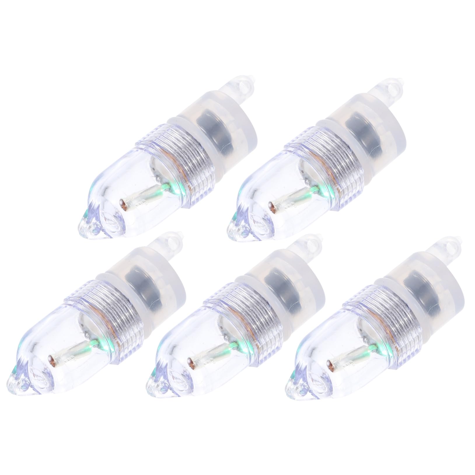 PRETYZOOM 2sets 5pcs LED Flash Signal Lights for Fishing Durable Outdoor Alarm Lamps Alternating Lights Easy to Use for Various Outdoor Events 5pcs*2