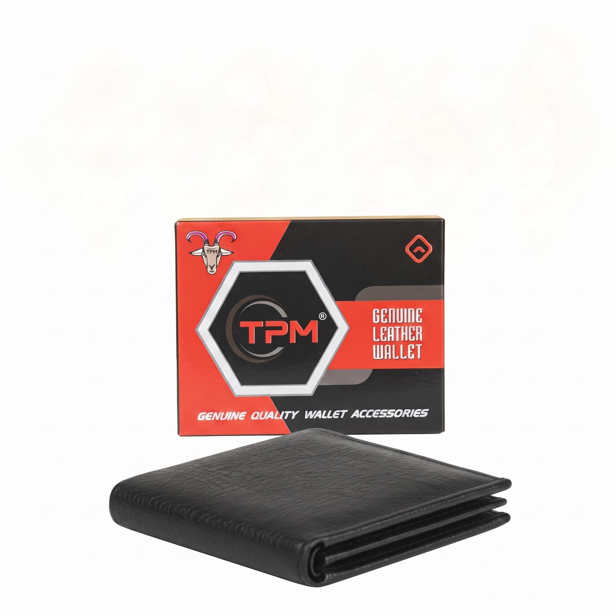 tpm Men Black Slim Artificial Leather Wallet - Minimalist Bifold-picture-22