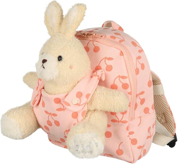 Amazon Co Jp 子供服 Kids Zoo キッズズー くま うさぎぬいぐるみ付きリュック W ファッション