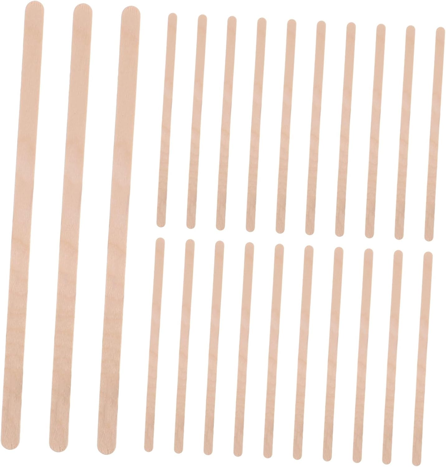 TEHAUX 500pcs Disposable Wooden Coffee Stirrers Smooth Birch Wood Stir Sticks for Coffee Tea Cocktails Multipurpose Single-use Beverage Accessories for Home Office Bars Travel