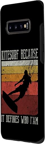 Miniatura 2 de Galaxy S10+ Distressed Kitesurf Because It Defines Me Kitesurfing Case