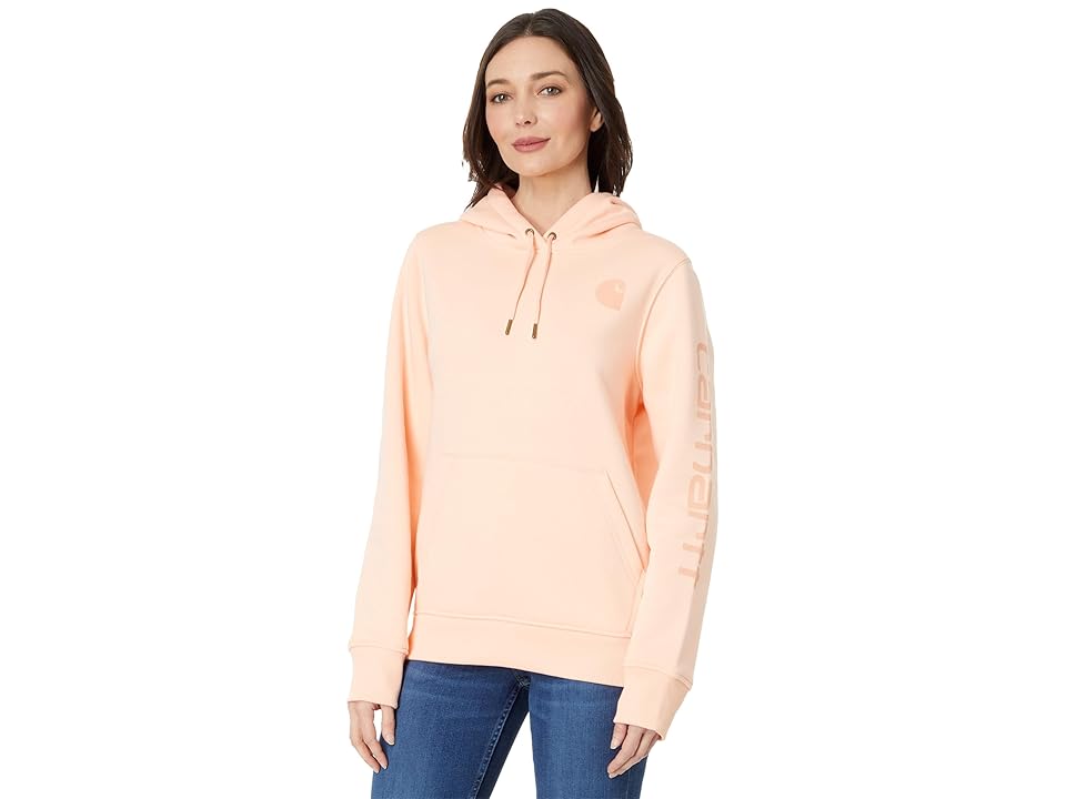 Carhartt Clarksburg Pullover Sweatshirt (Tropical Peach) Women's Sweatshirt