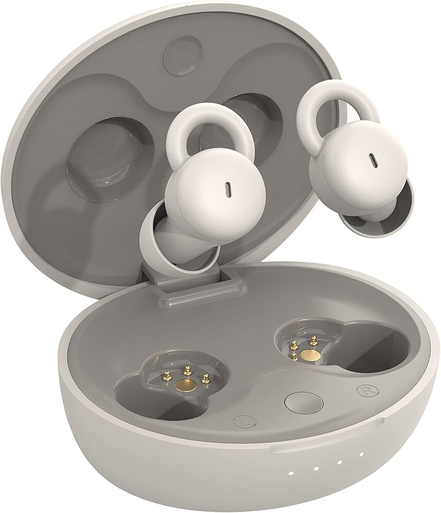 お値下げ！Mone ワイヤレスイヤフォン グレー Amazon.co.jp: 寝ホン 睡眠用イヤホン 痛くない ワイヤレス Bluetooth