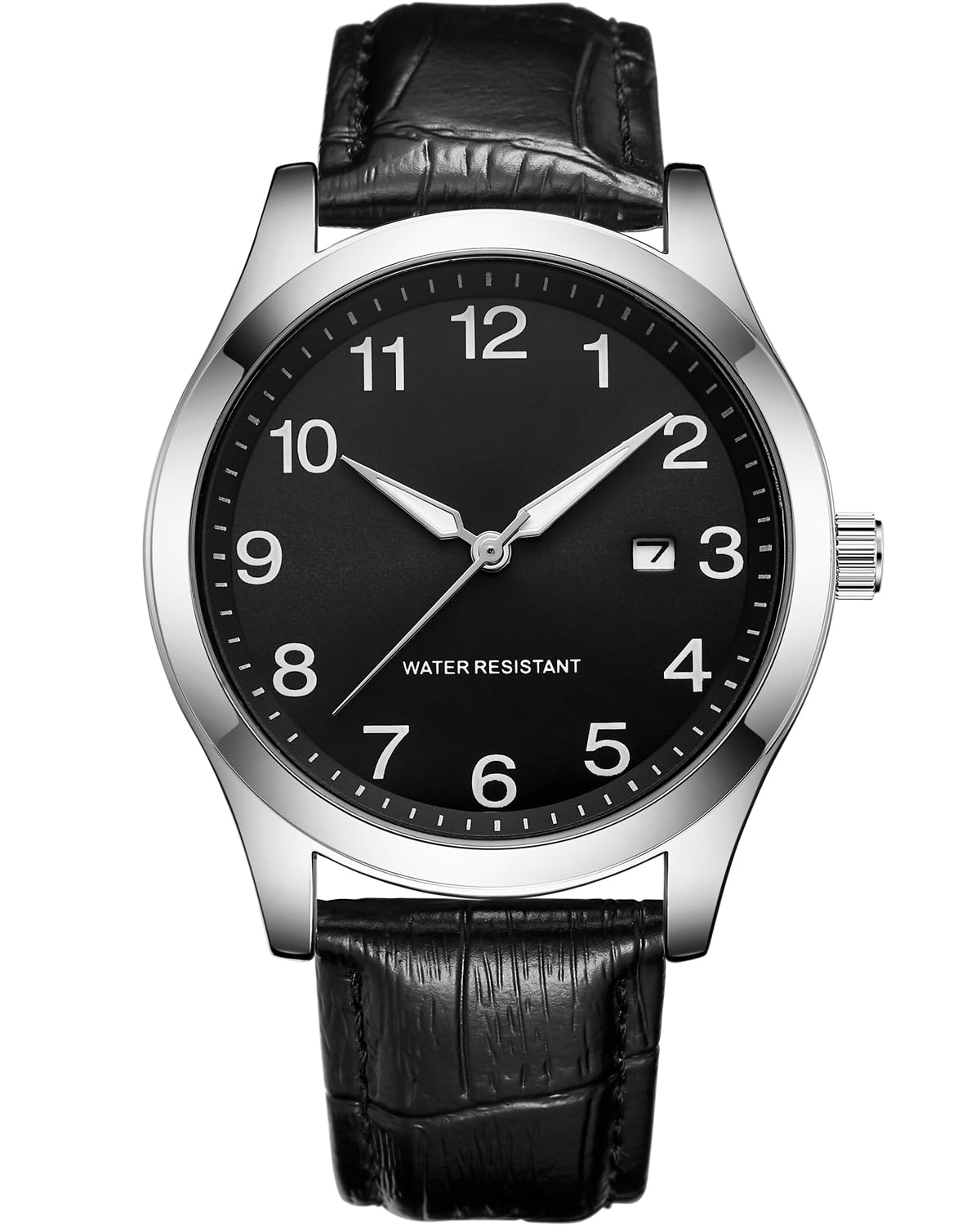 CIVO Reloj Hombre Acero Inoxidable Analógicos Relojes Hombre Clásico Fecha Impermeable Luminoso Cuarzo Reloj de Hombre Elegante Business Reloj de Pulsera, Regalo Hombre