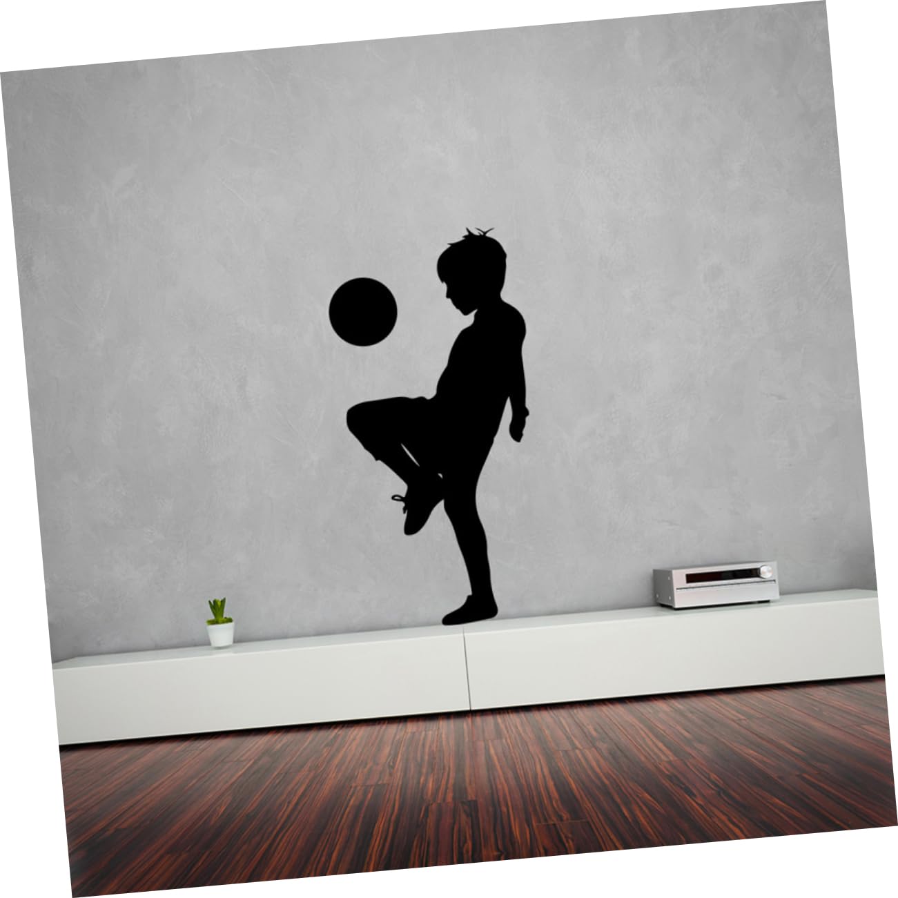 EXCEART 3 Adesivi Murali A Tema Calcio Decalcomanie Per Cameretta Dei Decorazioni In Vinile Per Sport Adesivi Per Esercizi Di Gioco Per Neri