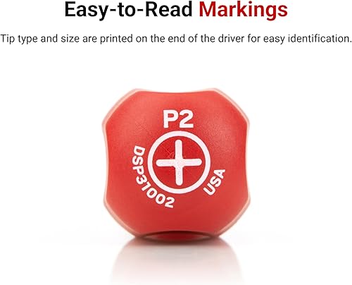 Miniatura 5 de TEKTON Juego de destornilladores de mango duro, 22 piezas (#0-#3, 18-516 pulgadas, T10-T30)  Fabricado en Estados Unidos  DRV44001