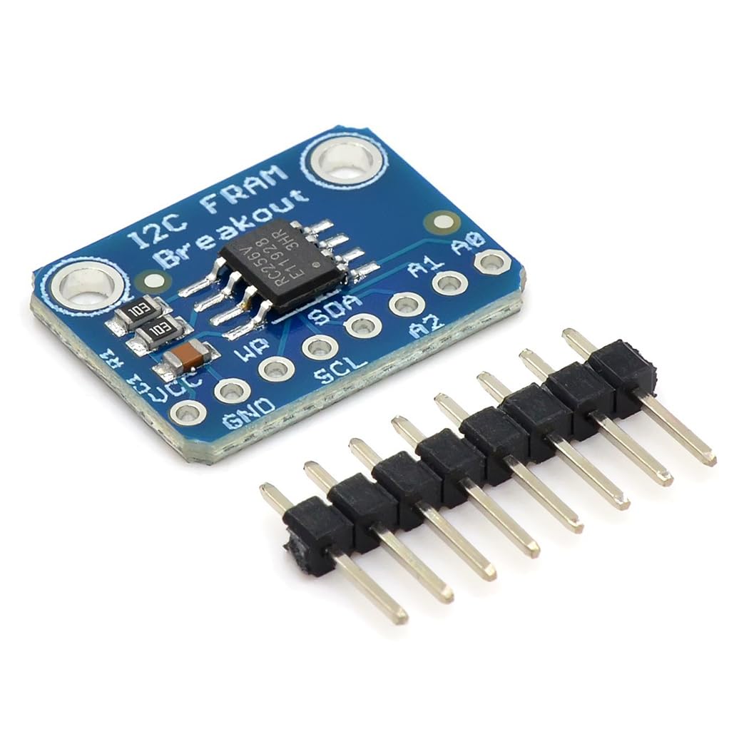 Hailege 2 pezzi MB85RC256V memoria IC I2C 32KB Strumenti di sviluppo Scheda di breakout non volatile per dispositivi sensore IoT