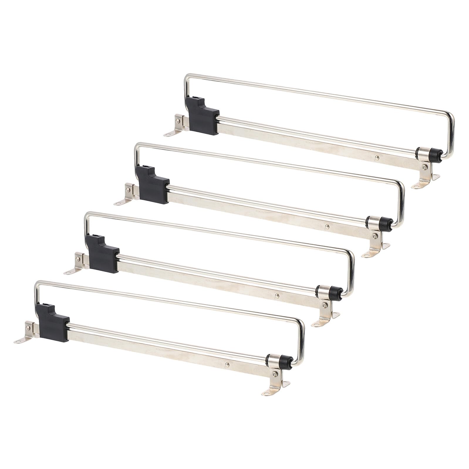 Barres de penderie extensibles TEHAUX lot de 4 tringles réglables pour dressing et placard