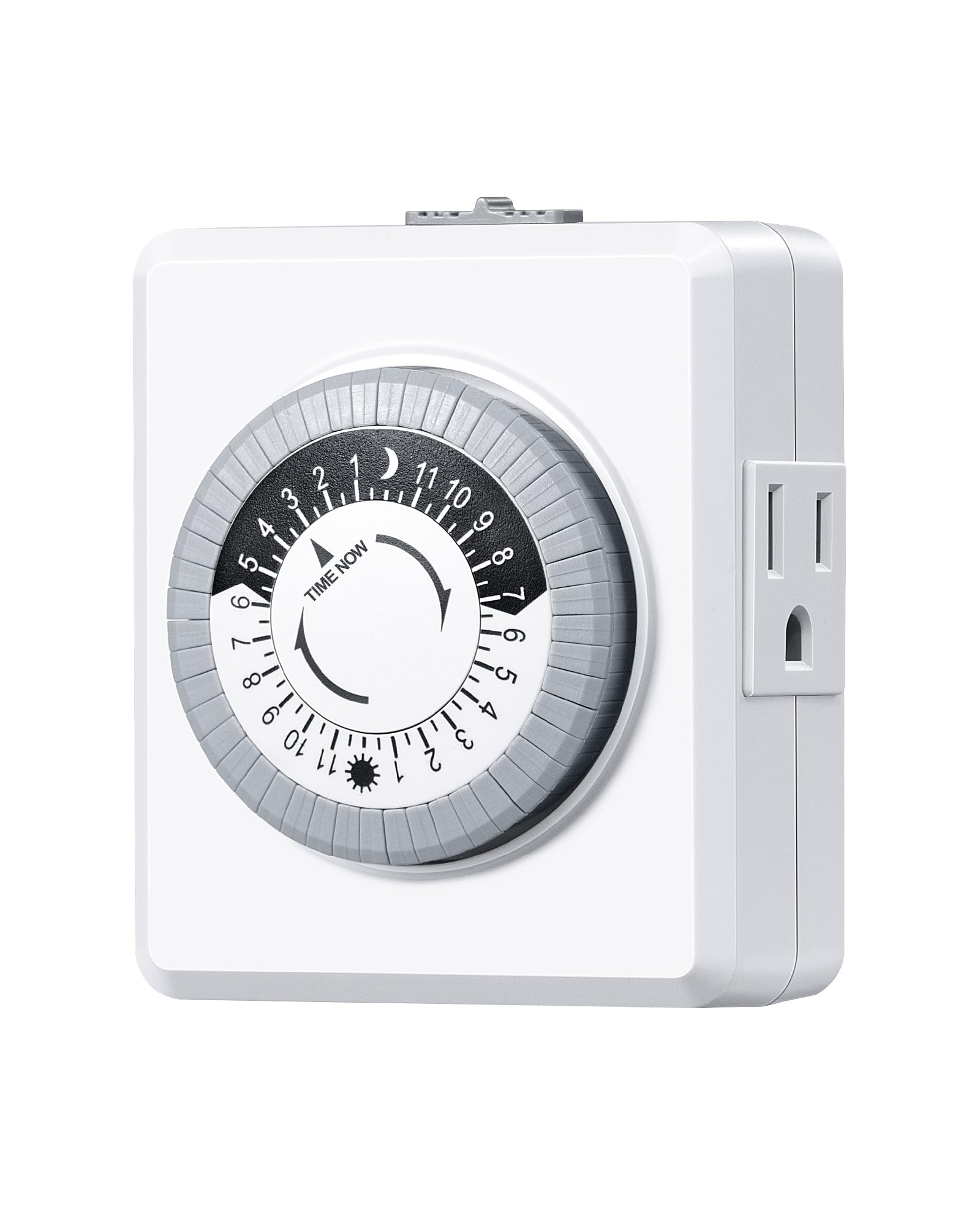DEWENWILS 24 Hour Cycle Plug-in Mechanical Timer