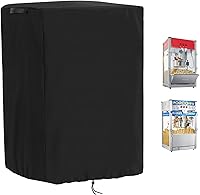 Vista 8 de Funda para carrito de palomitas de maíz, impermeable, 420D, cubierta a prueba de polvo, compatible con máquina de palomitas de maíz West Bend, 11.7