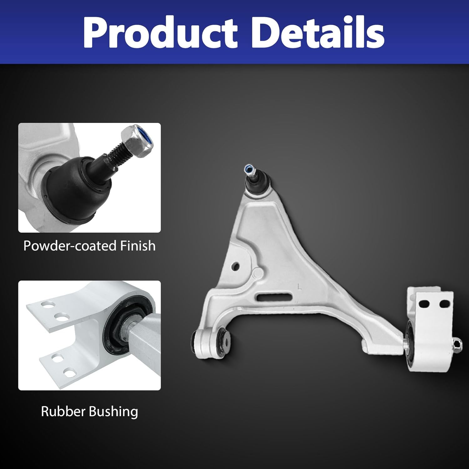 Control Arm, Replacement For Front Lower Suspension Kit Compatible With 2006-2011 BUICK LUCERNE CADILLAC DTS - 2 Pcs