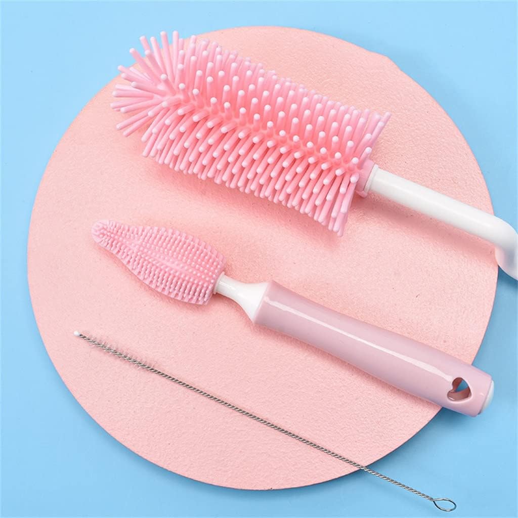 Silicone Brush 360 Degree Cleaning Brushes Set Handheld Soft Food Grade Watering
