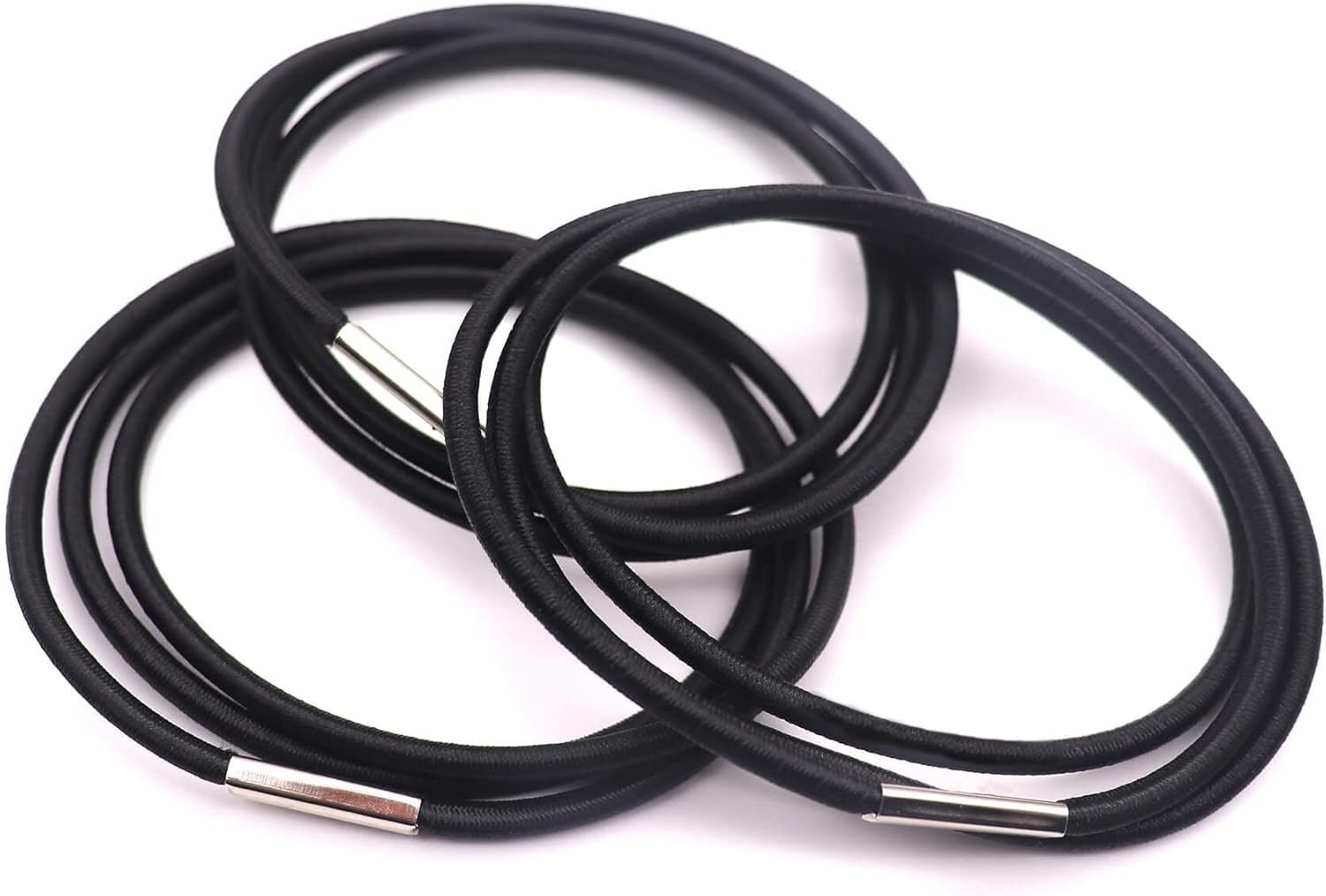 Garbage Can Bands Set of 3, Black Only, Fits 13 to 30