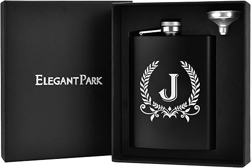 Miniatura 2 de ELEGANTPARK Regalos personalizados para hombres, padrinos de boda, regalos iniciales con monograma para hermano, novio, boda, cumpleaños, Navidad,