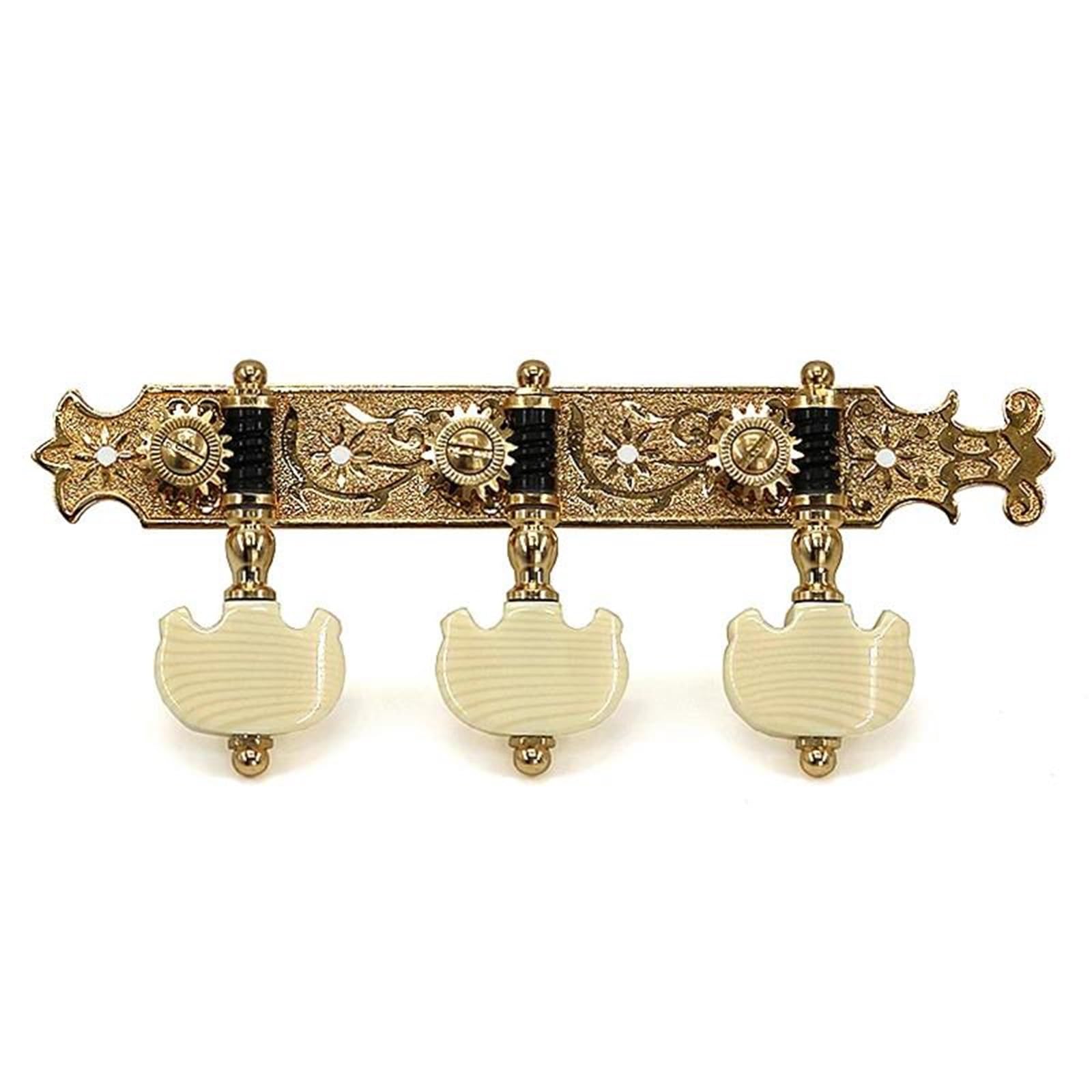 Gitarren Mechaniken Set Klassische Gitarre Tri Integrierte Winder Knöpfe Alle Metall Zubehör