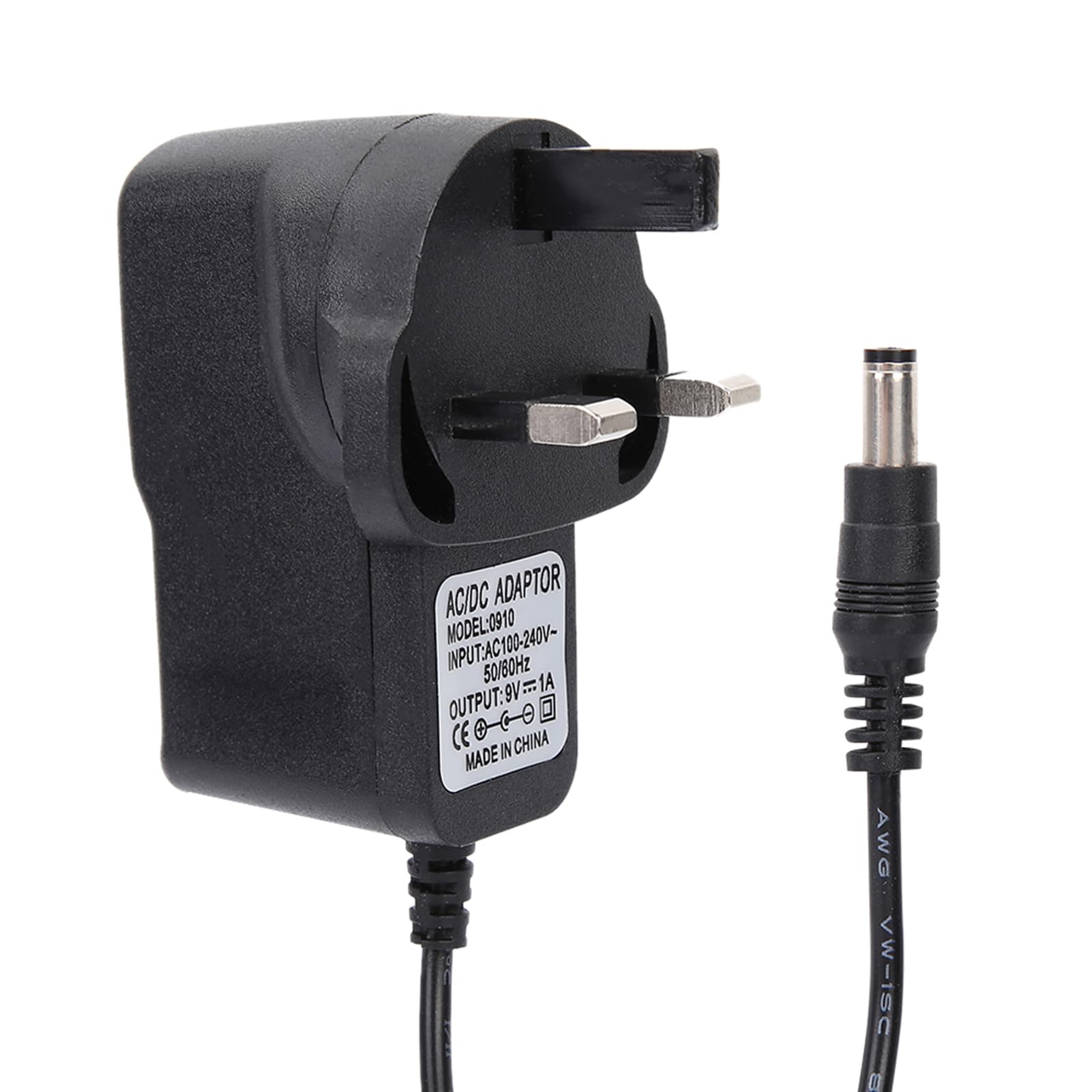 Input: 100-240V 9V Power Adapter Electric Guitar Reduce Noise ...