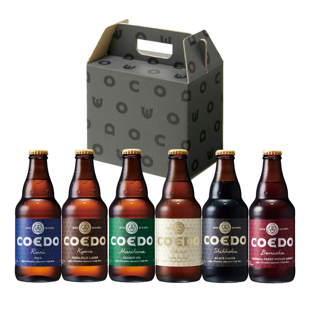 Amazon.co.jp: COEDO（小江戸・コエド）ビール 瓶333ml 6本セット