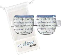 Compressa de lentes de contato Eyeleve | Melhora o tempo de uso confortável da lente | A compressa térmica úmida alivia a secura e a irritação