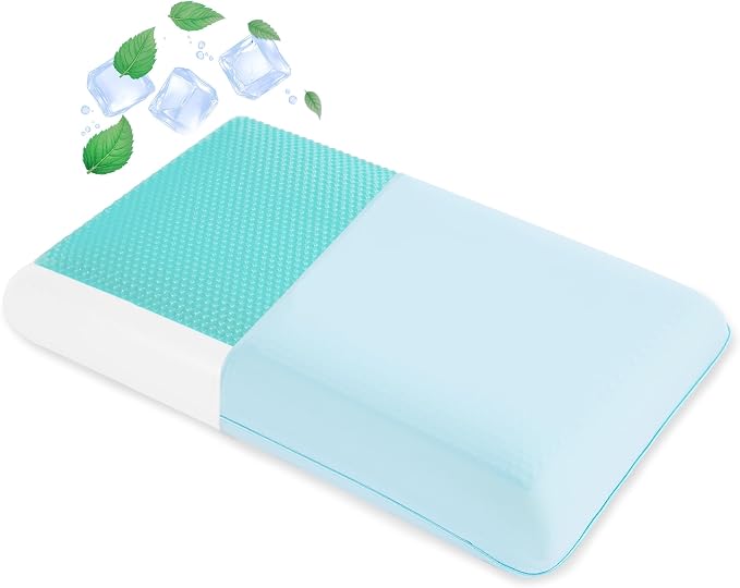 Gelsea Cooling Gel Memory Foam Pillow Review: Standard Size