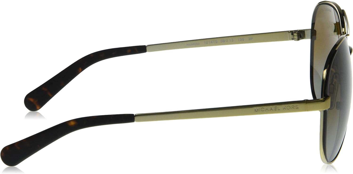 Miniatura 3 de Michael Kors Chealsea mujeres gafas de sol M5004 1014T5 oro aviador polarizado 2323in