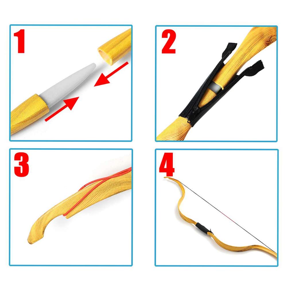 Arc De Cheval Tatar En Chêne 54" - 35 Lbs - Recurve Fait Main - AF Archery