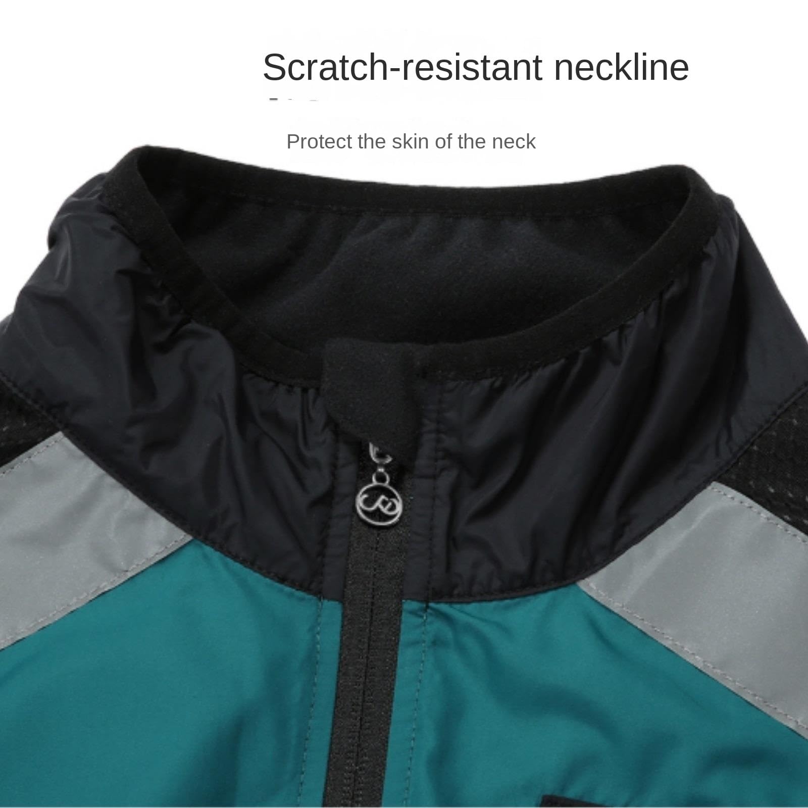 Gilet Riflettente da Ciclismo, Giacca A Idrorepellente, Maglia A Maniche Corte