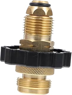 Yardenfun 1Pc Adaptador De Tanque De Gás Para Acampamento Tanque De Propano Ferramenta De Recarga De Gás Tanque De Gás Fogão Conector Adaptador De Recarga Para Tanque De Propano Adaptador
