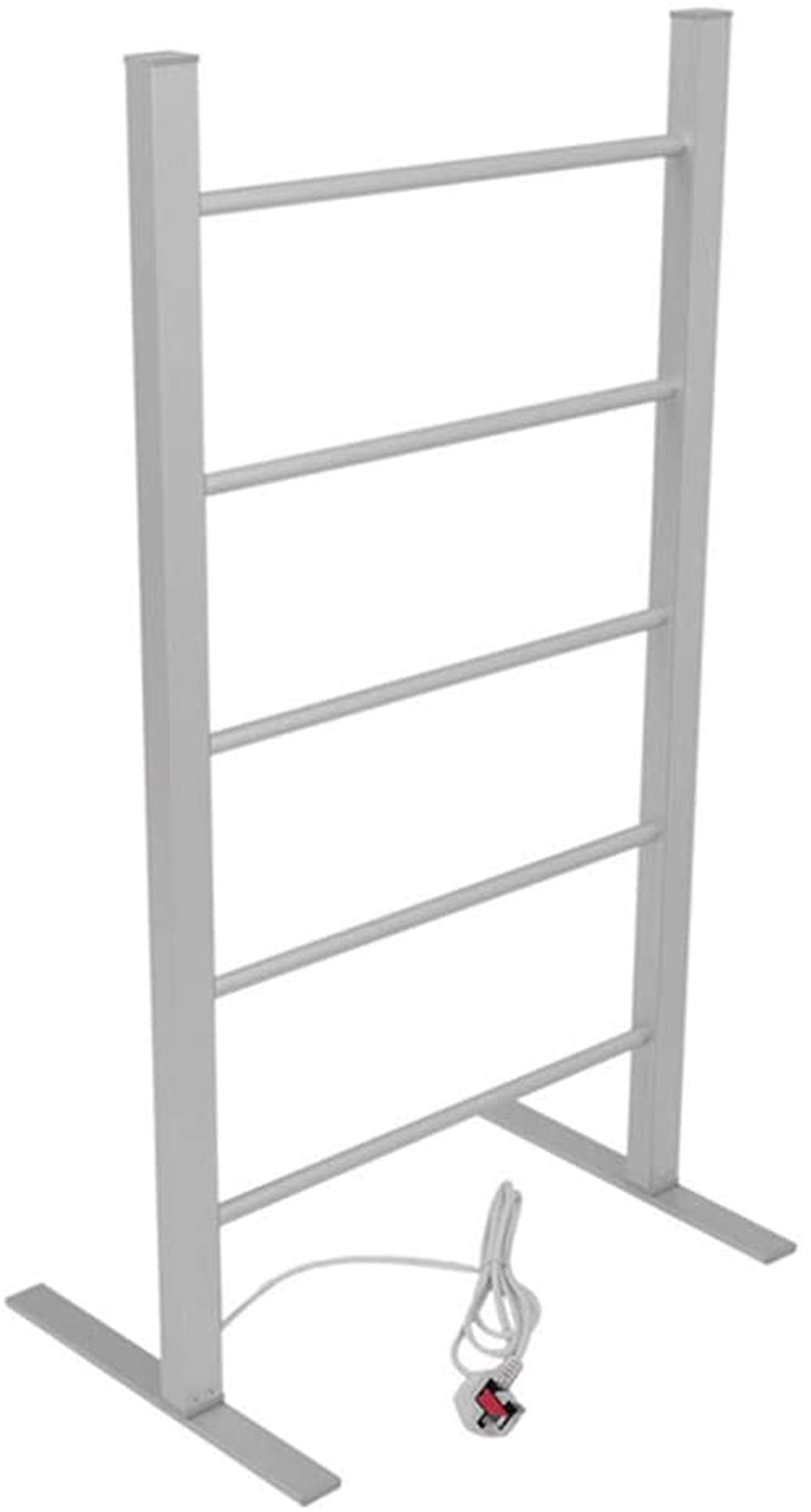 MSUDGH Bathroom Wall Heater 5Bar Freestanding Towel Warmer, Heated Towel Rack and Drying Rack Home Bathroom 100W Electric Towel Drying Rack, Hot Towel Rack