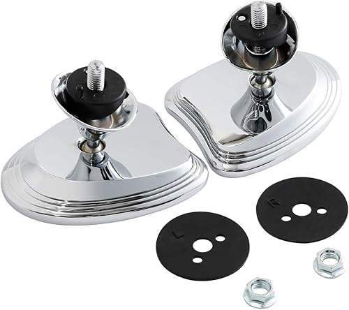 Miniatura 4 de TCMT Espejo trasero de montaje de carenado interior de 0.394 in para Harley Touring Street Glide Ultra Limited Tri Glide 2014-2023 Electra Glide