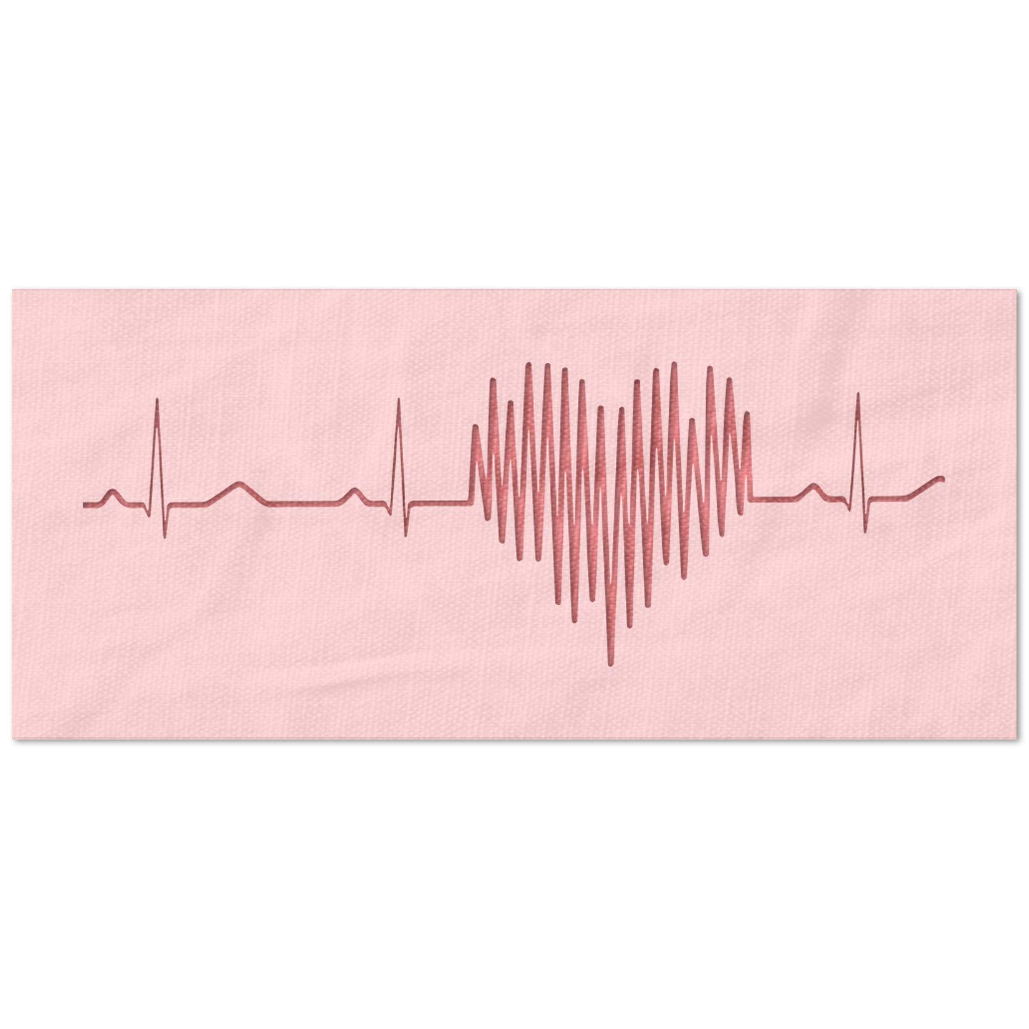 Pochoir cœur EKG anti-bavure en plastique Mylar 14 mm pour réussir vos dessins sur bois