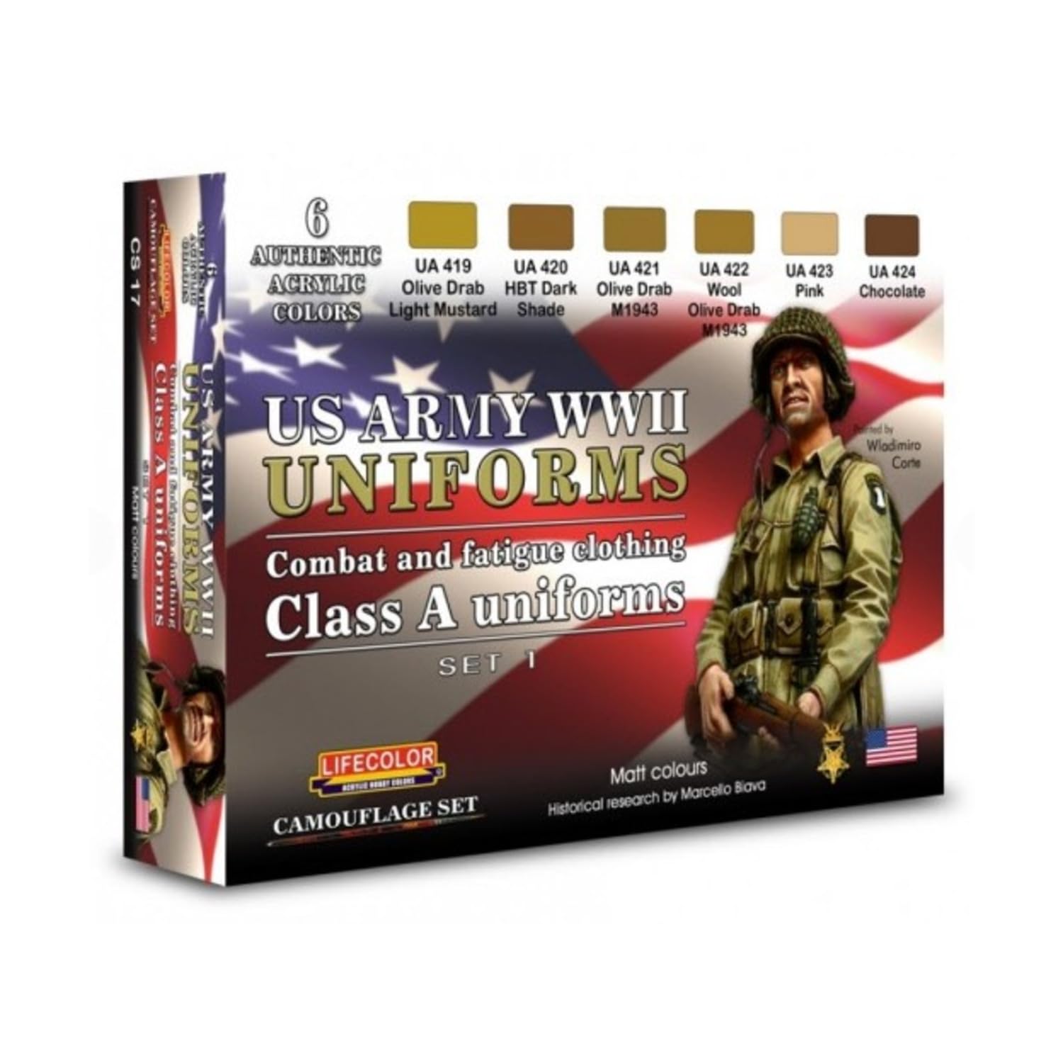 Army Supply Light Set 米軍 vintage junk Amazon.com: Camouflage Set LifeColor CS17 WWII US ARMY UNIFORMS