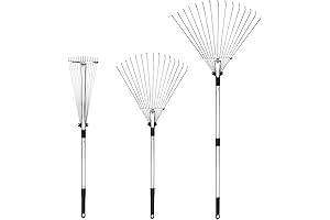 BUYPLUS Adjustable Garden Rake