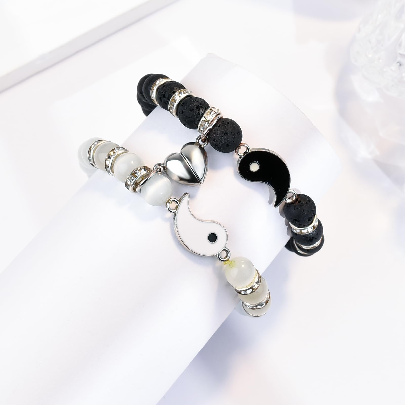 BOCHOI 2 Articoli Ti Amo Bracciale Regali Di Coppia Regalo Anniversario Per Lui Abbinato Per Fidanzato Fidanzata Il Mio Amore Anima Gemella Gioielli