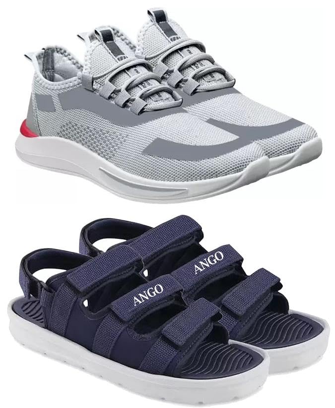 Exclusive Range of Comfortable Running Sports Shoes for Men – Dual Pack Multi-image-45