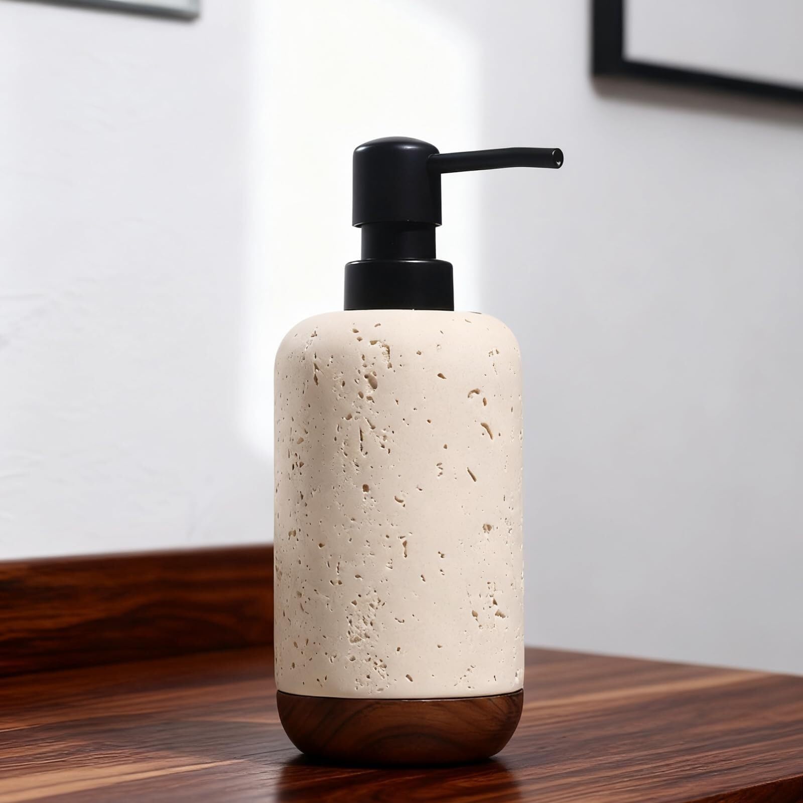 Dispenser di sapone da appoggio Bagno liquido ricaricabile adatto for cucina e controsoffitti Complementi d'arredo e accessori