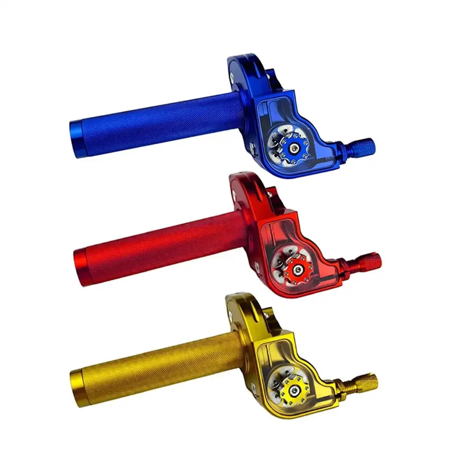 uchwyty kierownicy 7/8" Manetka przepustnicy z szybko działającym mechanizmem i linką, pasująca do motocykli, motorowerów, 50 cm3, 125 cm3 i 150 cm3 M10*1.5