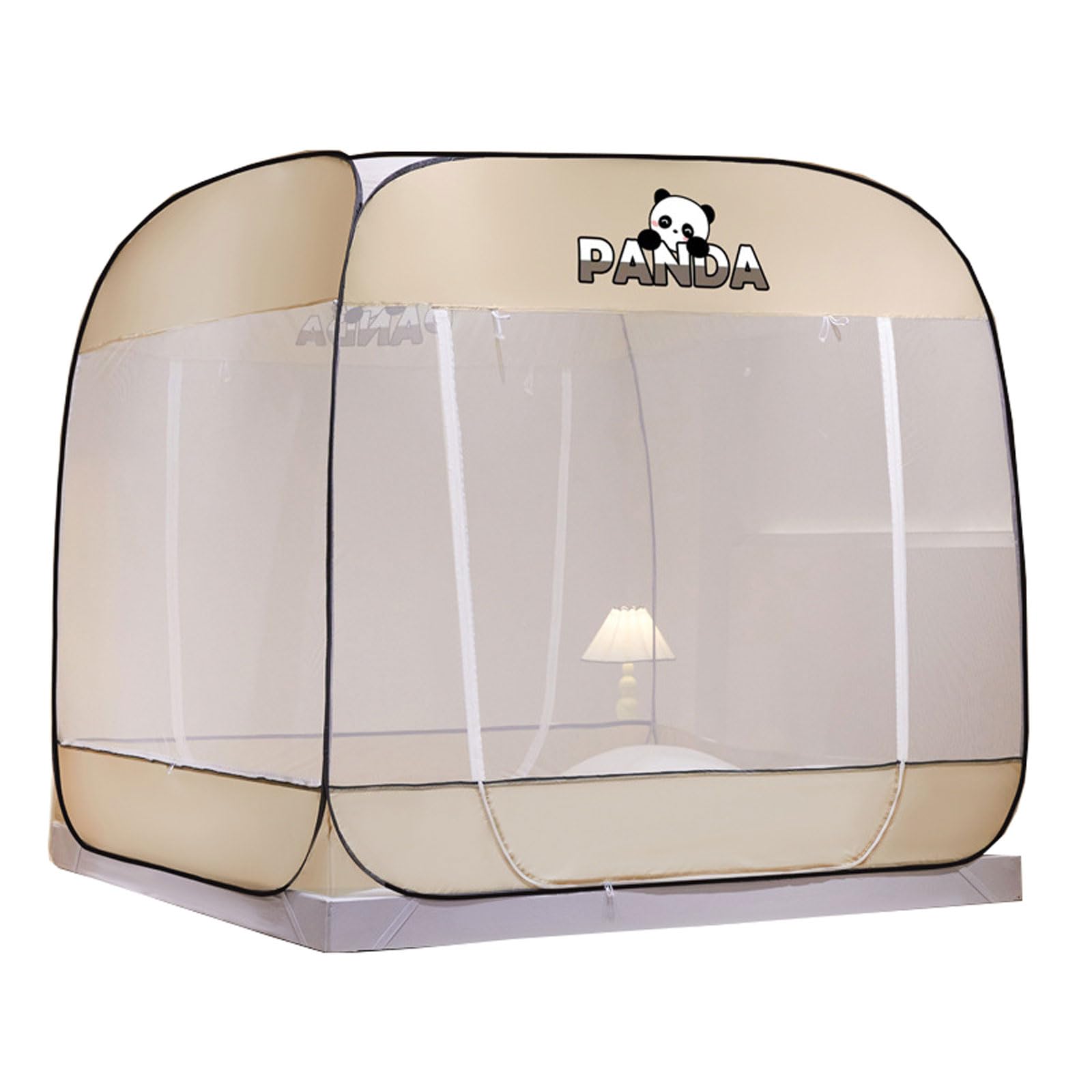 Wzzjkit Tente de Lit Pliable avec Moustiquaire Portable pour Camping, Tente de Camping à Mailles Fines pour Adultes et Enfants, Voyage, Camping, Jardins