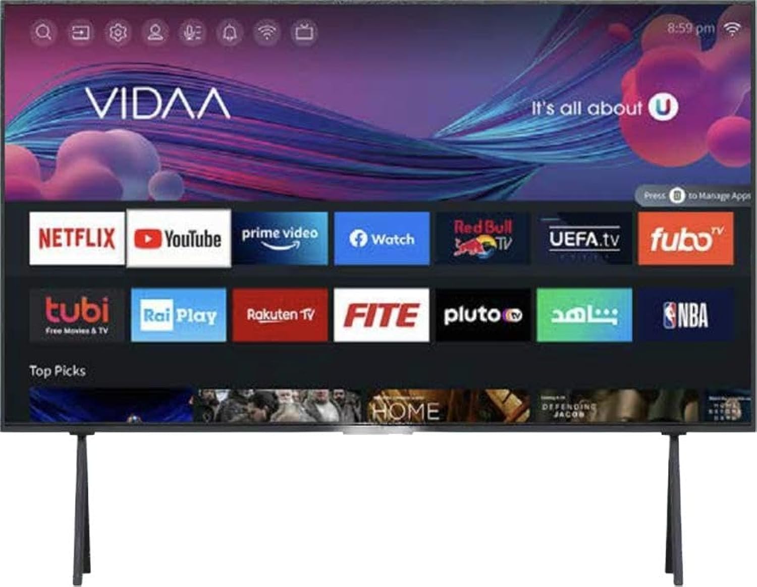 Goldfinch 98 Inch Uhd Smart Tv Powered By Vidaa Built Desertcart