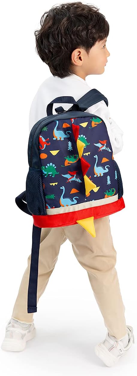 LESNIC Kids Dinosaur Backpack with Leash, Buckles in the Front , CPC Certified Medium Rucksack for 1-6 Years Old Boys & Girl, Dinosaur Rucksack Toddler Kids Bag 25 10 30.3cm/10 4 12in: Clothing, Shoes & Jewelry