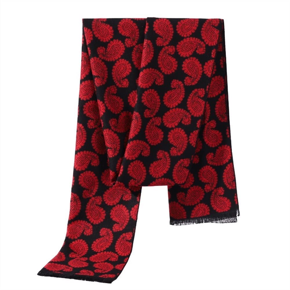 Bufanda Hombre Otoño Invierno Chales Y Abrigos Bufandas Casuales Bufandas De Invierno Suaves Y Cálidas Accesorios De Ropa (Color: Azul Marino, Tamaño: L 180 Cm) (Negro L 180 Cm)